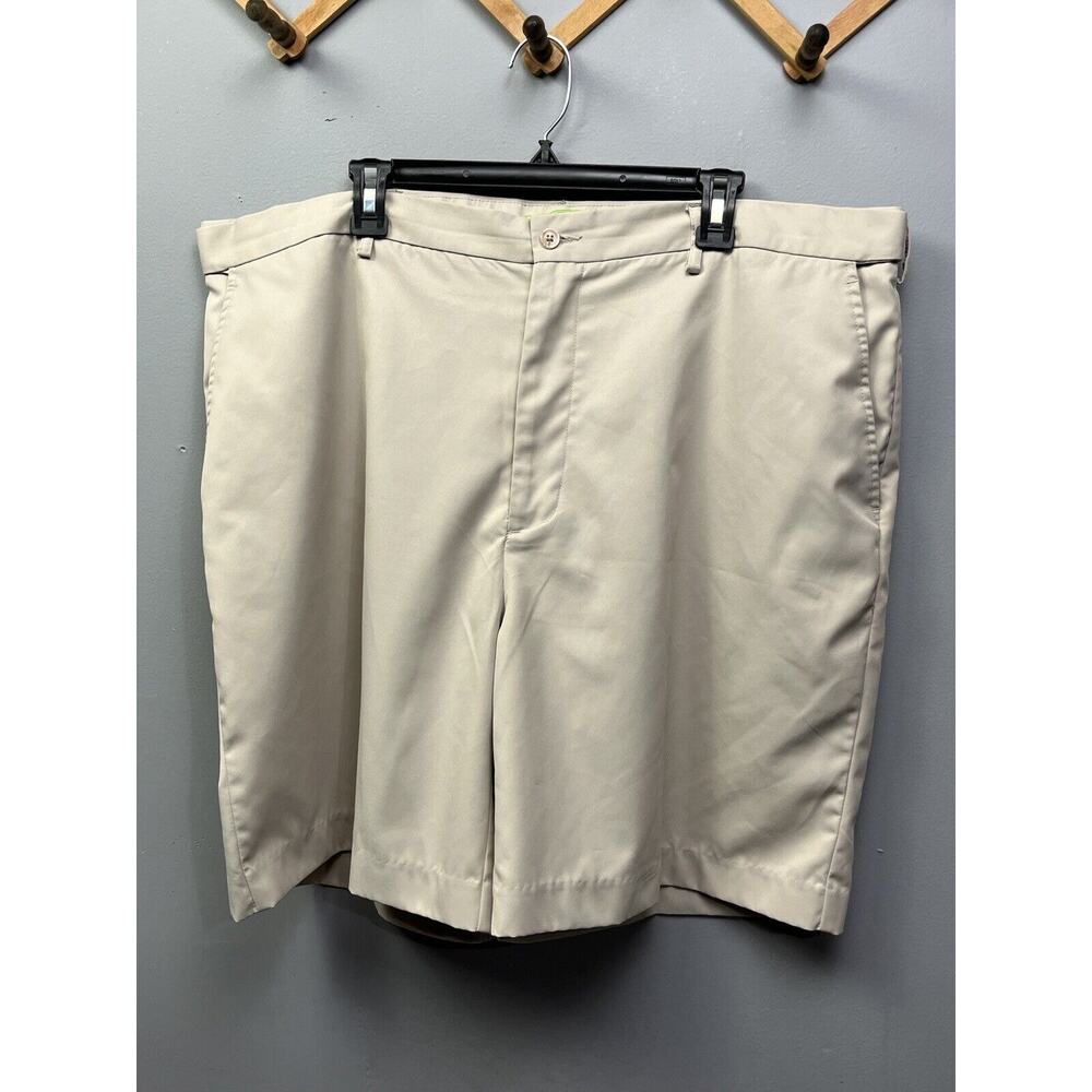 Architect Classic‎ flat front mens 44 Polyester khaki Golf pockets Neutral